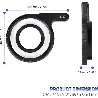Makro-Ringblitz JJC MRL-TG1 Olympus TG-7/TG-6/TG-5