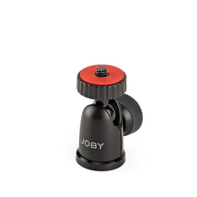 Stativkopf JOBY BallHead 1K kompakt 1 kg ABS Aluminium Schwarz Rot