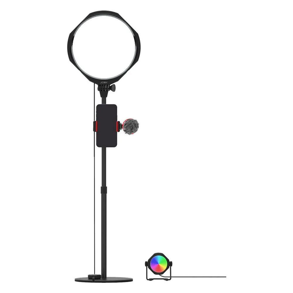 Vlogger Kit JOBY JB01835-BWW mit LED-Ringlicht Mikrofon und GorillaPod
