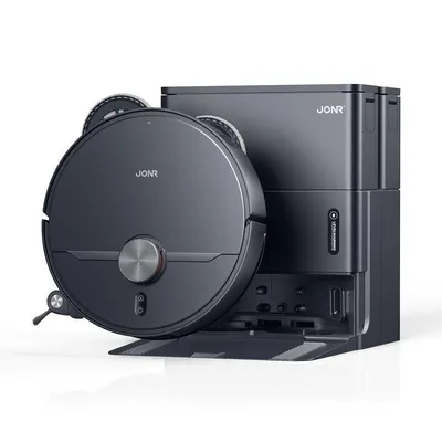 Saugroboter mit Wischfunktion Jonr X1 MAX Mit Absaugstation LiDAR Navigation 20.000 Pa KI Kamera