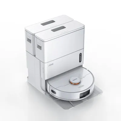 Saugroboter mit Wischfunktion Jonr T5 PRO GEN2 Mit Absaugstation Navigationsklasse LiDAR 15.000 Pa Sprachsteuerung