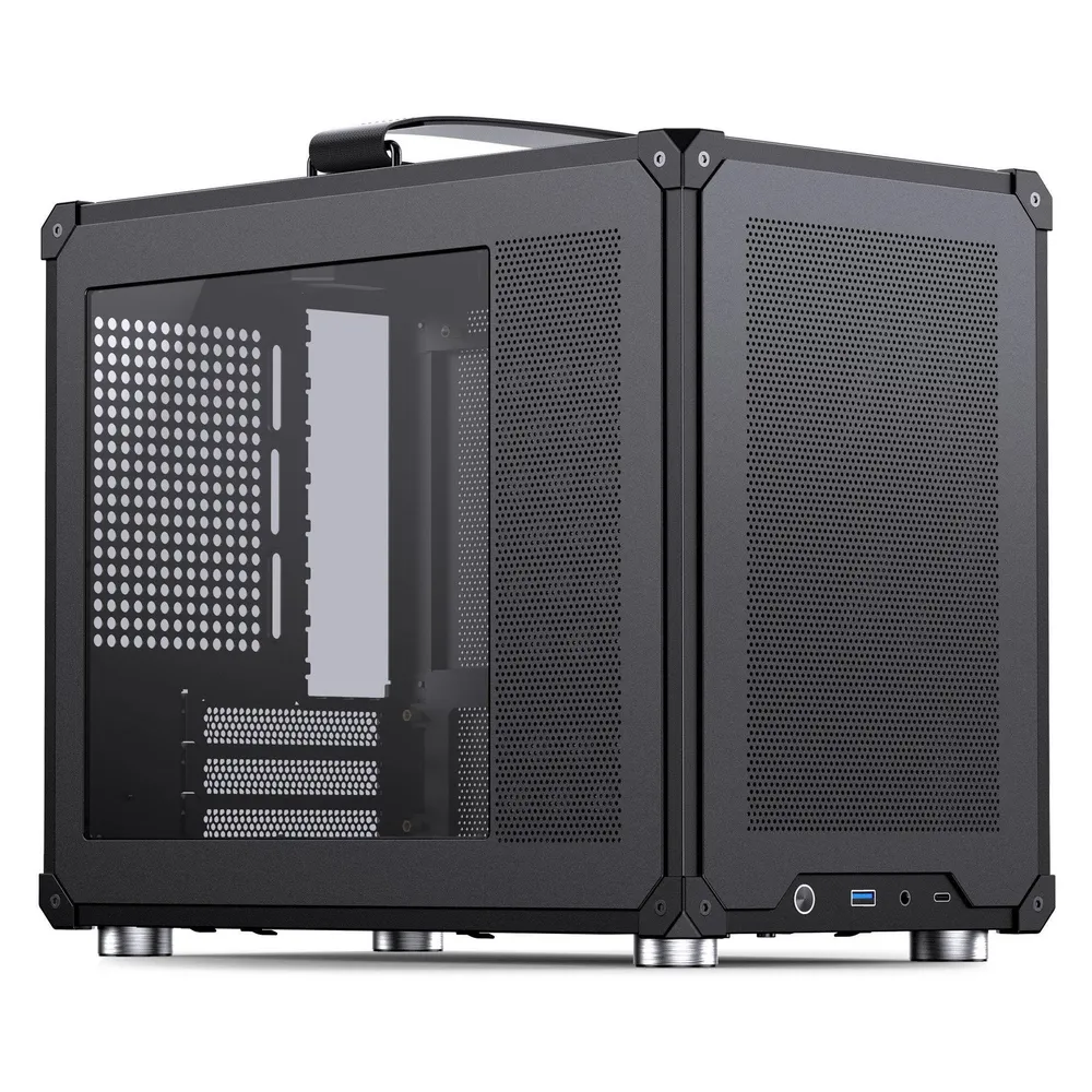 Micro-ATX Tower Jonsbo C6 Max Schwarz kompatibel GPU bis 335 mm