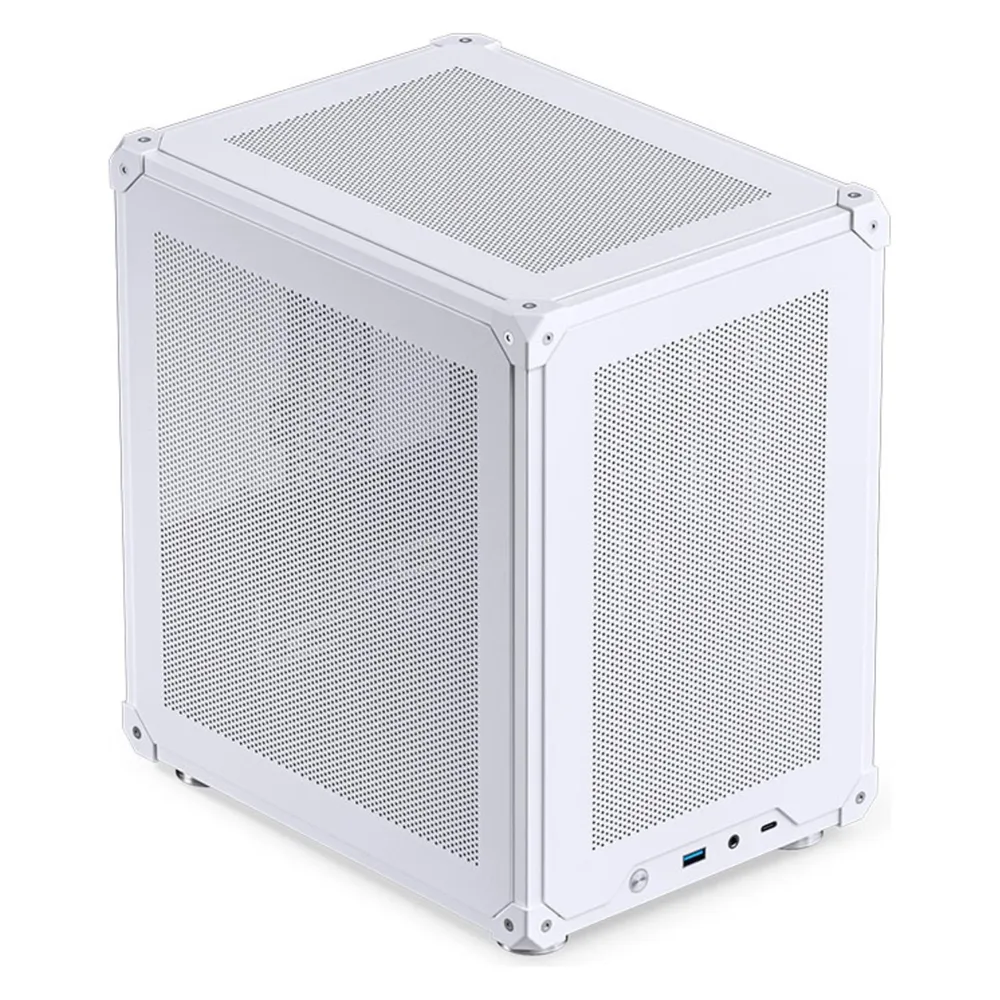 PC Gehäuse Jonsbo C6 Mini Tower Weiß ITX Micro ATX Gaming PC Gehäuse