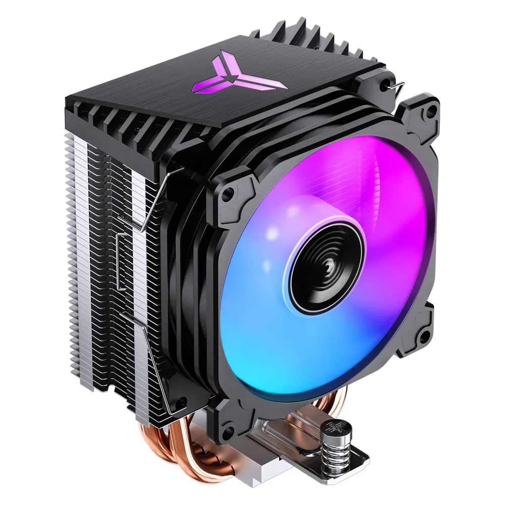 Kuhlung Luft Jonsbo Sockel Intel LGA115X 1200 1700 AMD AM4 AM5 92mm CR-1400E ARGB Schwarz
