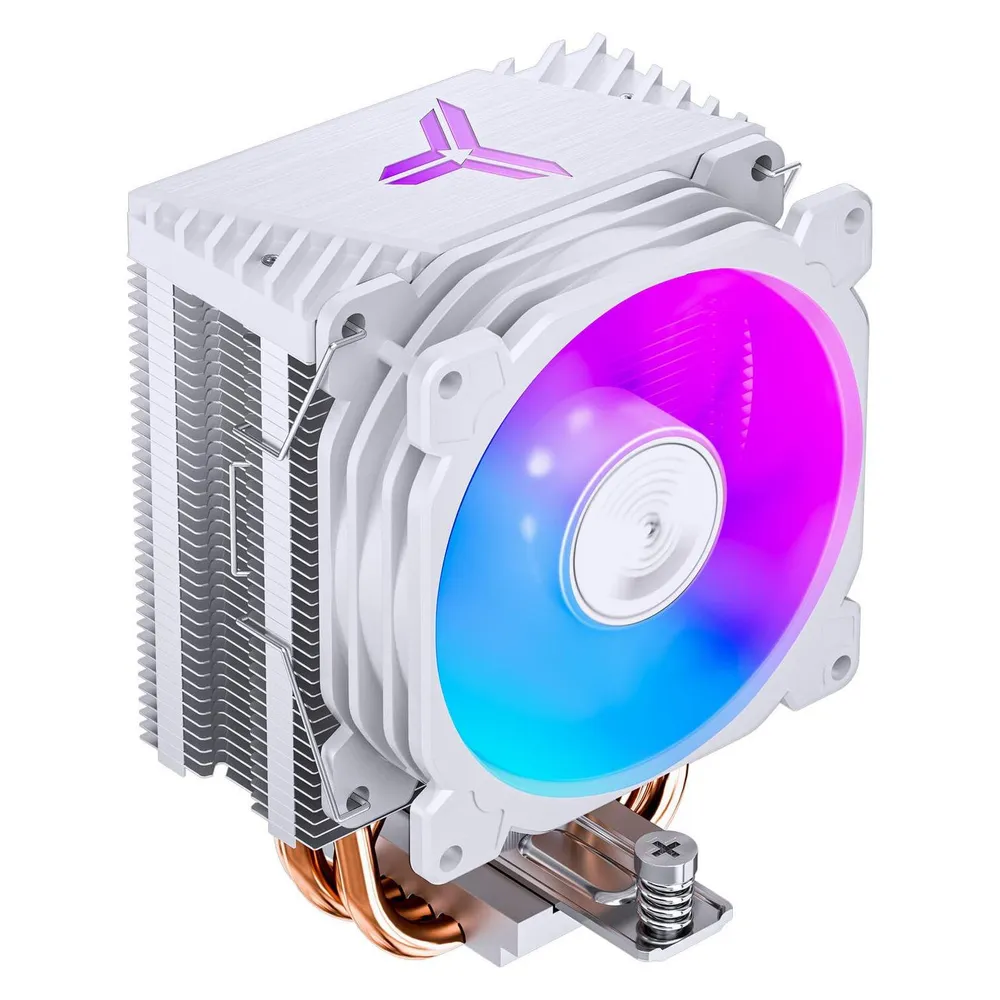 Kuhlung Luft Jonsbo Sockel Intel LGA 115X 1200 1700 AMD AM4 AM5 92mm CR-1400E ARGB Weiss