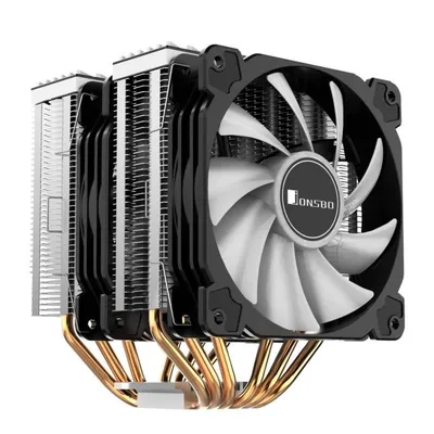 Enfriador Jonsbo CR-2000GT 12 cm 700-1500 RPM LED Multi Ventiladores 4-Pin