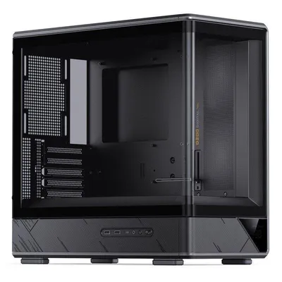 Tower Jonsbo D200 Gehärtetes Glas Schwarz Digitalanzeige M-ATX
