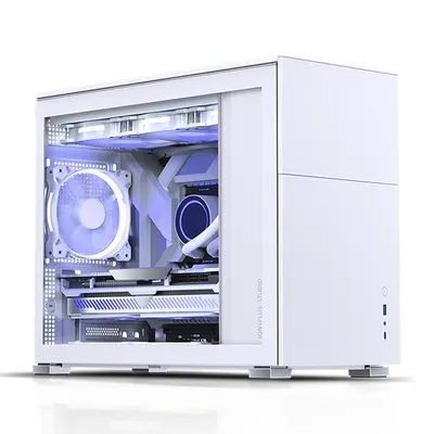 Jonsbo D31 STD Weiß Fenster ATX GPU Tower 40cm Erweiterte Belüftung Gaming