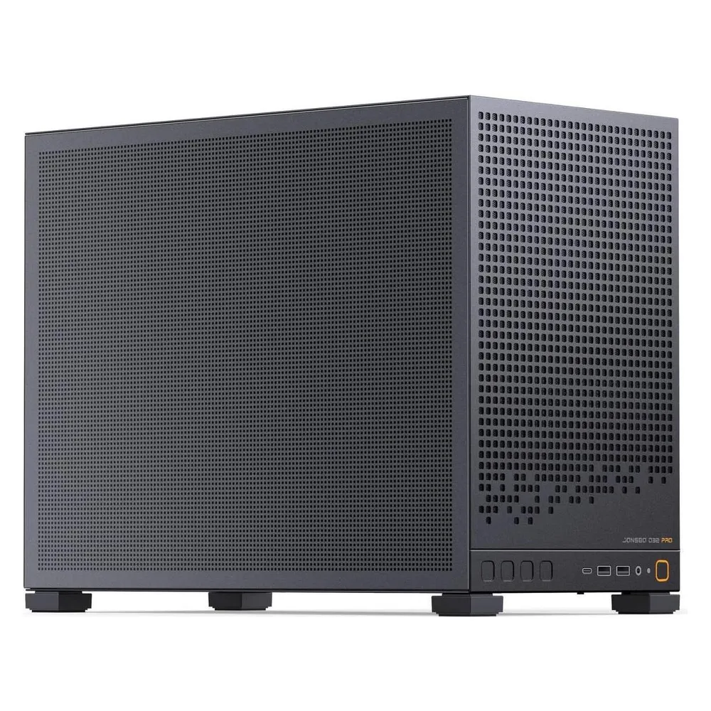PC-Gehause Jonsbo D32 Pro Mesh Schwarz Kompakt Micro-ATX Glasfenster