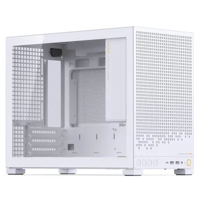 Tower Jonsbo D32 Pro Gehärtetes Glas Weiß Kompakt 24L M-ATX