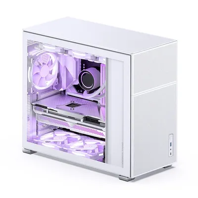 Jonsbo D41 Mesh Weiß ATX MicroATX Mini-ITX Gaming-Gehäuse mit Stahlbelüftung