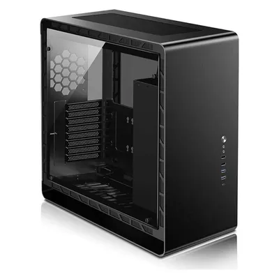 Jonsbo UMX6S E-ATX Midi-Tower, Tempered Glass - schwarz