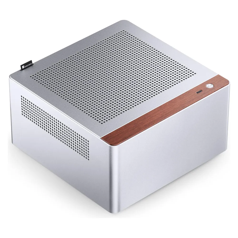 Gehäuse Jonsbo N10 Grau Mini-ITX Aluminium 4