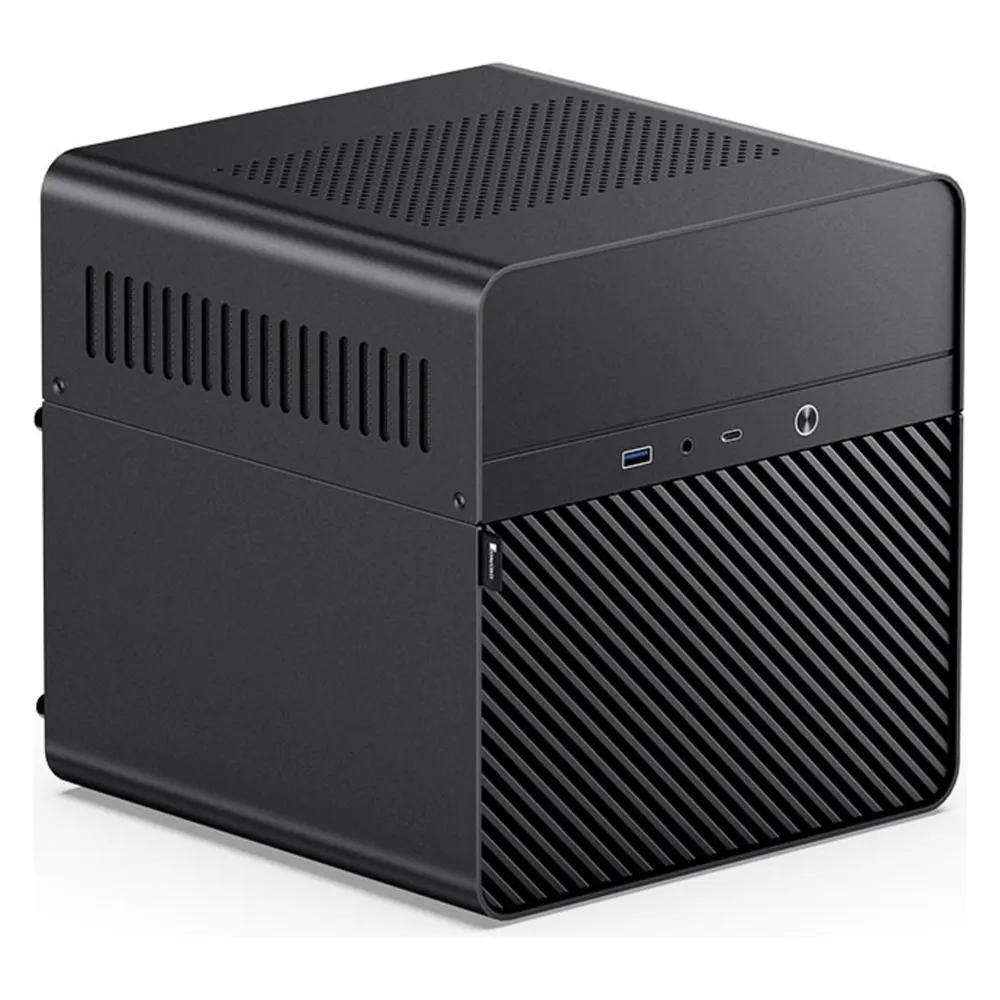 PC-Gehause Jonsbo N2 Schwarz Mini-ITX Aluminium Stahl Kompakt