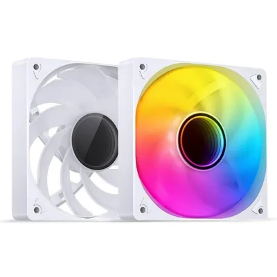 Ventilator Jonsbo SL-120WR 12 cm 600-1500 RPM Weiß LED Multi Ventilator Jonsbo SL-120WR 12 cm 600-1500 RPM Weiß LED Multi