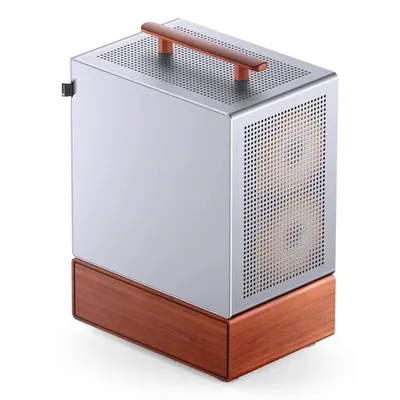 PC Gehäuse Jonsbo T7 Midi Tower Holz Aluminium ITX mATX Fenster