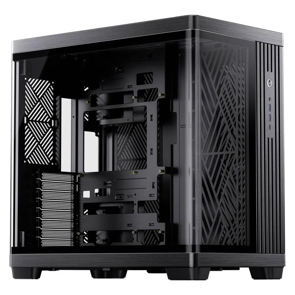Gehäuse Mid Tower Jonsbo TK-4 BLACK Gehärtetes Glas Aquarium ATX Gamer