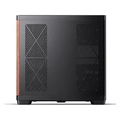 PC-Gehäuse Jonsbo TK-4 Wood Tower ATX Schwarz Stahl Glas Aluminium Holz