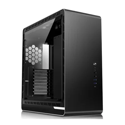 Jonsbo UMX6 Tempered Glass USB-C/3.0 Schwarz
