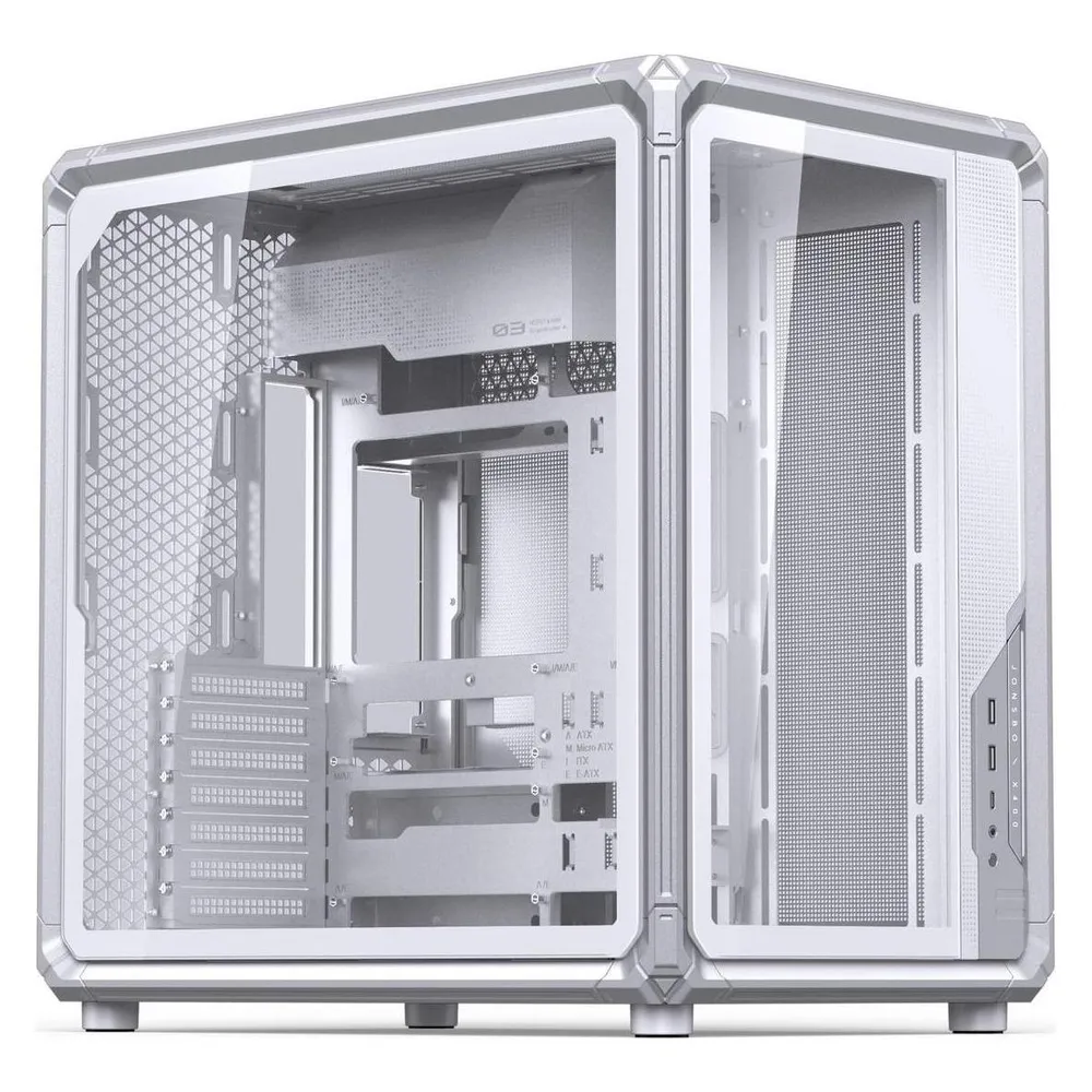 PC-Gehäuse Jonsbo X400 Weiß Tempered Glass ATX