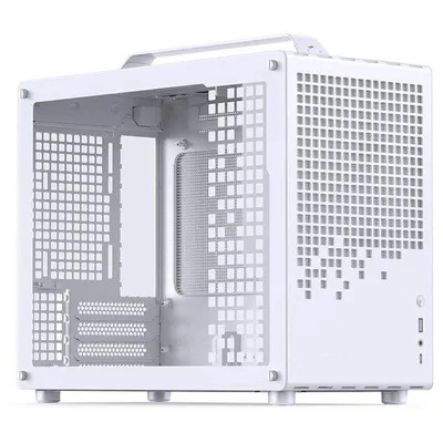 PC Gehäuse Jonsbo Z20 Weiß Mini Tower Tempered Glass Micro ATX