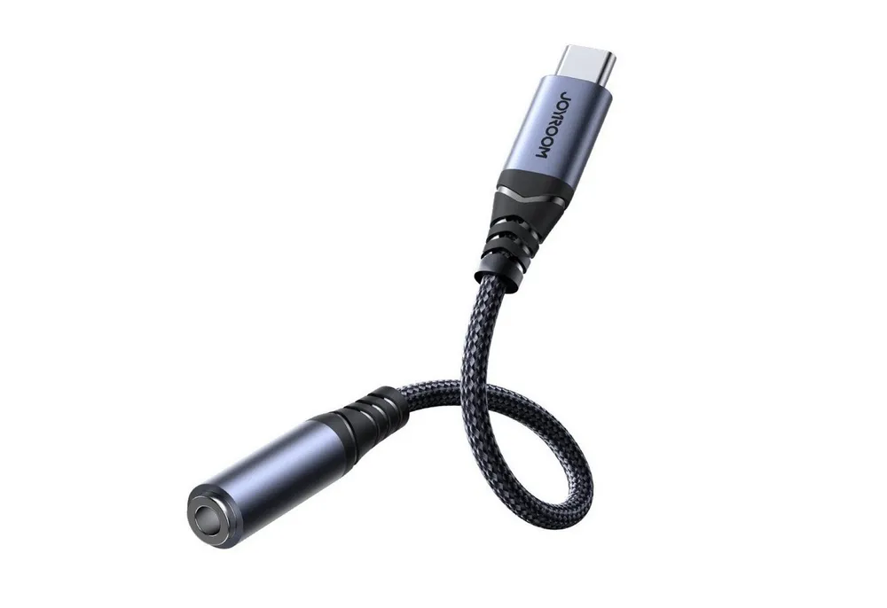 JOYROOM Audio Adapter USB-C DAC-Adapter auf 3,5-mm-Miniklinke – Schwarz Audio-Adapter