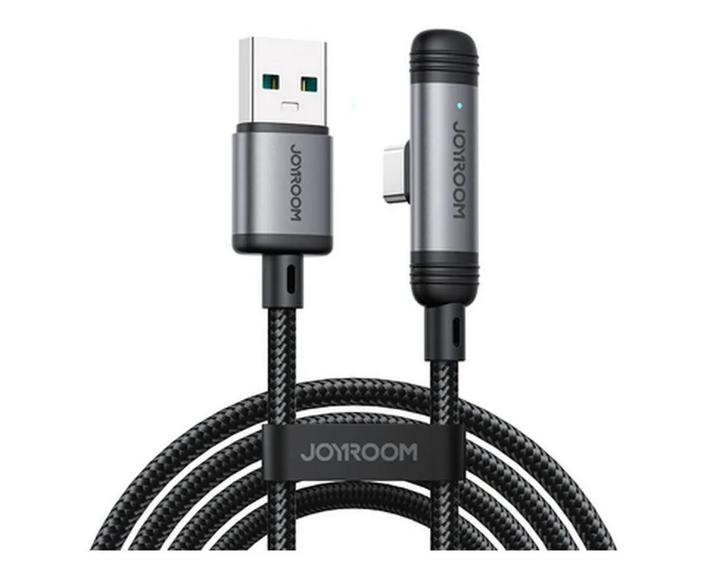JOYROOM Joyroom S A56 EnjoyX Series 90 USB-A USB-C 3A Kabel 1.2mm Smartphone-Ladegerät