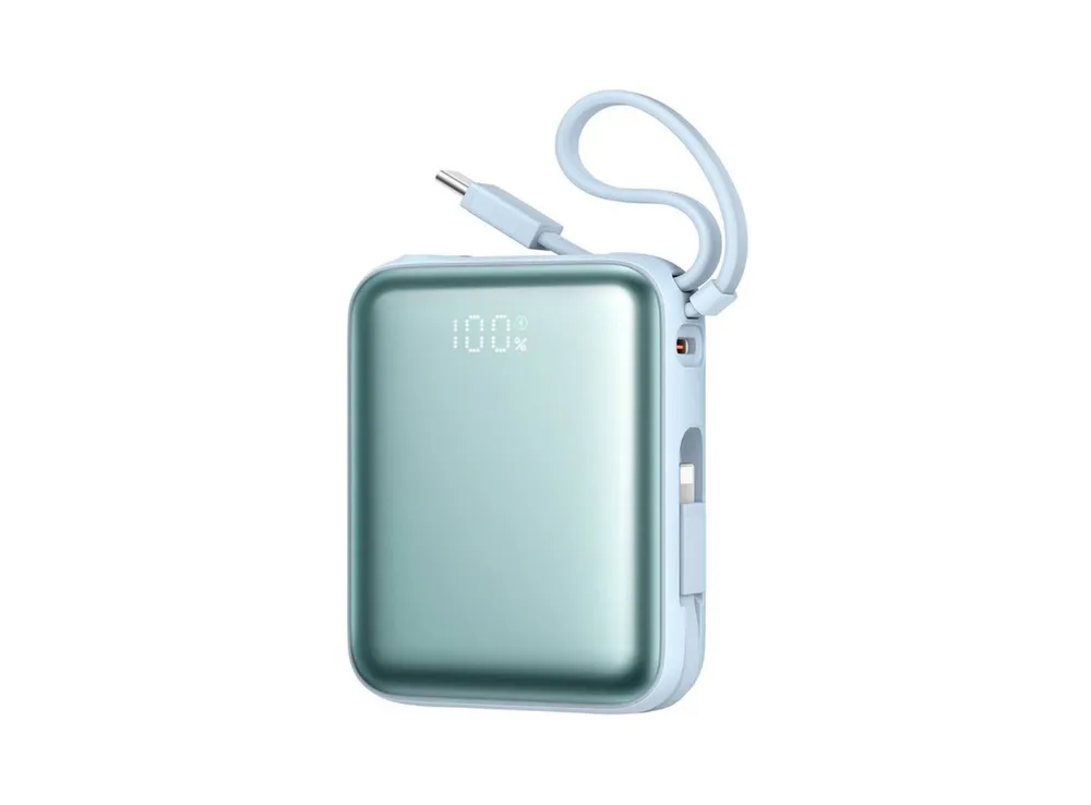 JOYROOM JR-PBF27 Powerbank Powerbank JR-PBF27 10000 mAh (5, 9, 12 V), 22,5W Powerbank mit integrierten Kabeln und LED-Anzeige