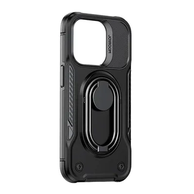 Handyhülle Joyroom JR-14S3 Hart PC TPU Schwarz mit Ständer für iPhone 14 Plus