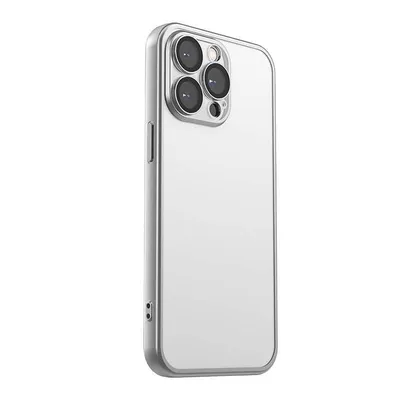 Funda para móvil Joyroom JR-15Q2 Matte Galvanisierte Schutzhülle Grau für iPhone 15 Pro