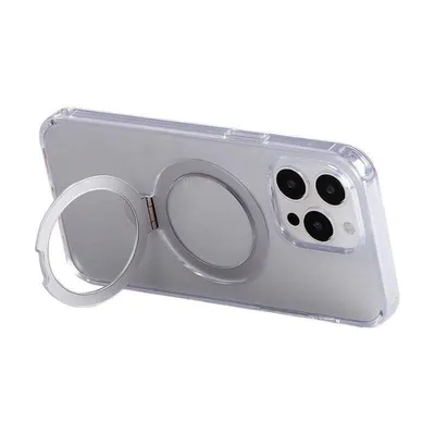 Funda para móvil Joyroom JR-BP004 Magnetische Hülle mit Griff Transparent für iPhone 15 Pro Max