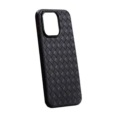Funda para móvil Joyroom JR-BP005 TPU geflochten schwarz für iPhone 15 Pro Max