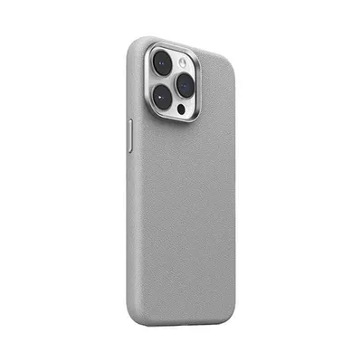 Funda para móvil Joyroom JR-BP007 magnetische TPU+PC+PU grau für iPhone 15