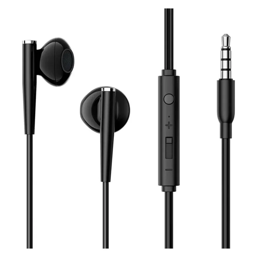 Joyroom Wired Earphones JR-EW04, Half in Ear (Black)