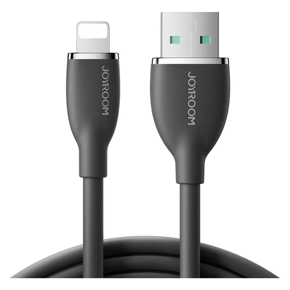 Joyroom Cable Colorful 3A USB to Lightning SA29-AL3 / 3A / 1,2m (black)