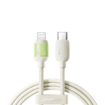 Kabel Joyroom S-A53 USB-C zu Lightning Schnellladung 30W 1,2m Beige