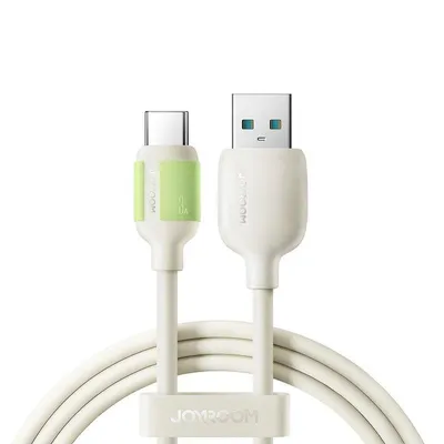 USB-Kabel Joyroom S-A53 2 m USB A auf USB C 2.0 30W Beige