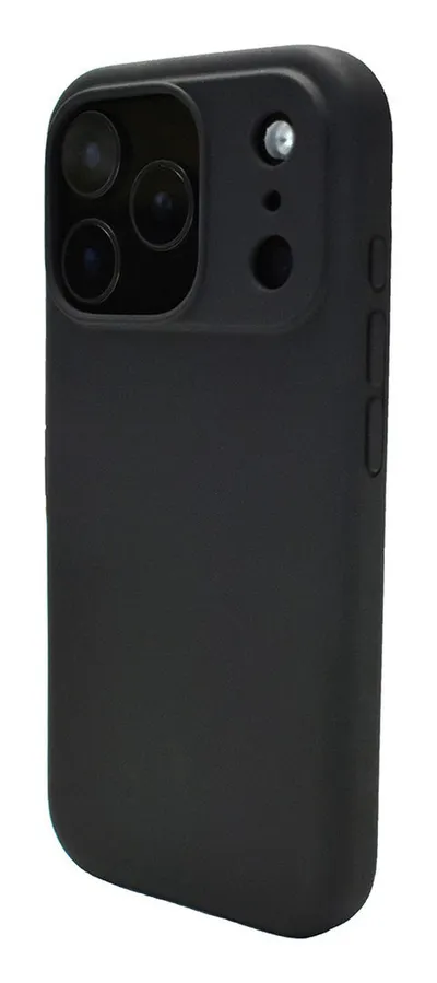 JT Berlin Silikon Case Steglitz MagSafe für iPhone 17 Pro, Schwarz, Silikon