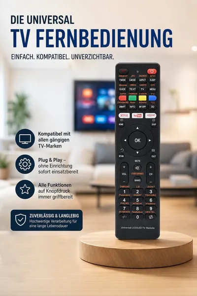 JTC24 Universal-Fernbedienung IR-1130 Fernbedienung
