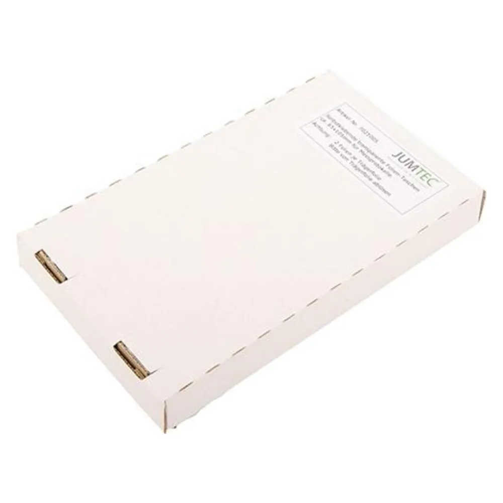 Jumtec Selbstklebende Folien-Taschen für Messprotokolle