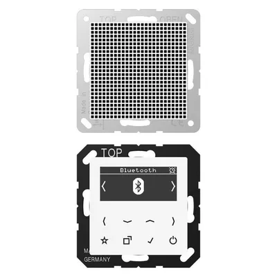 JUNG Smart Radio DABA1BTWW DAB+ m. Bluetooth-Set Mono