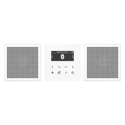 JUNG Smart Radio DAB+ DABLS2BTWW Bluetooth-Set Stereo Radio 4011377172722