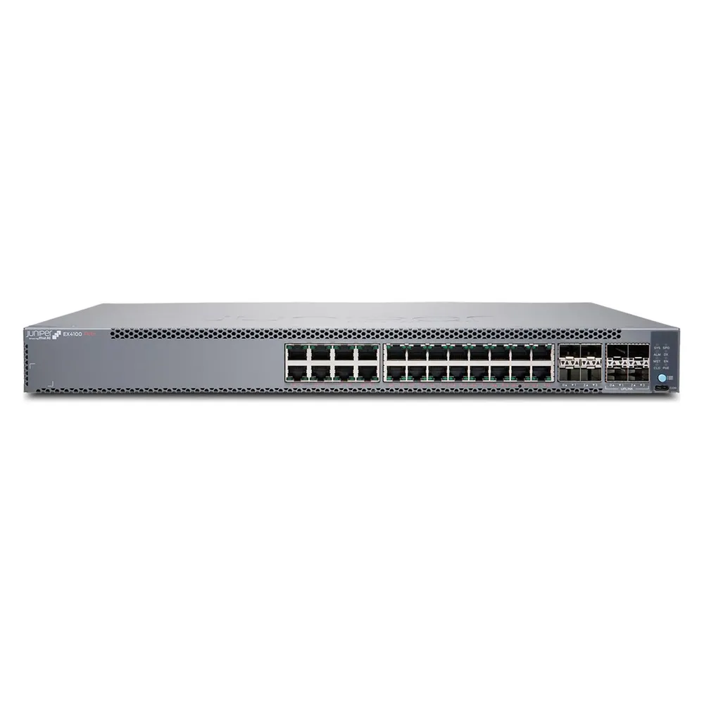 Juniper EX4100-24T Netzwerk-Switch Unmanaged Power over Ethernet (PoE) Unterstützung 1U Grau