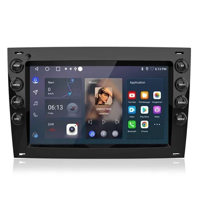 Autoradio JUNSUN Android 15 2+64GB Carplay GPS DAB+ Renault Megane II