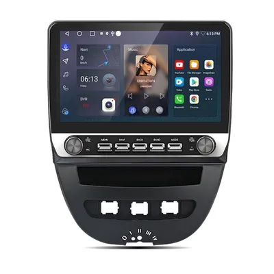 Autoradio JUNSUN 10.1" Android 15 CarPlay GPS Toyota Aygo / Citroen C1 / Peugeot 107