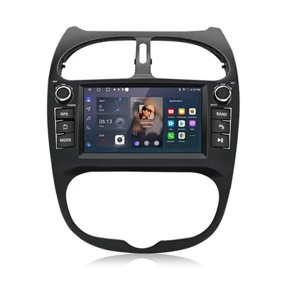 JUNSUN Autoradio 2+64GB Android 15 GPS CarPlay Bluetooth