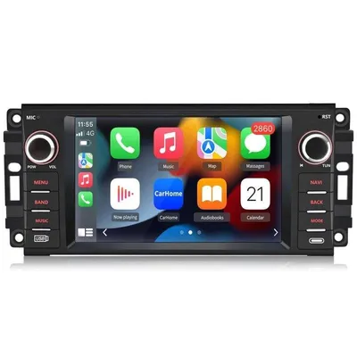 Autoradio 7 IPS JUNSUN 2+64GB CarPlay Android Auto Drahtlos GPS Bluetooth