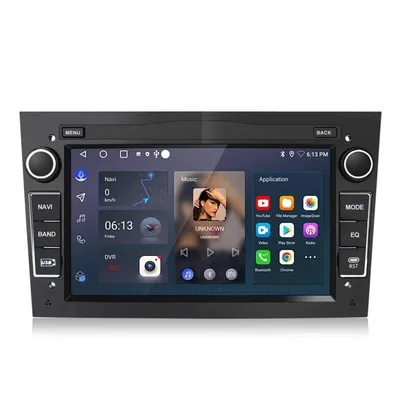 Autoradio JUNSUN 7 Zoll Android 15 CarPlay GPS Opel Meriva Corsa Astra Schwarz