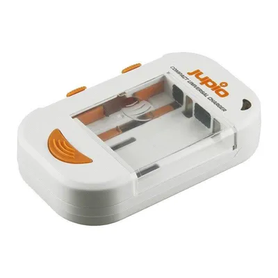 Batterieladegerät Jupio LUC0050 universell AA AAA Li-Ion USB LCD kompaktes Weiß