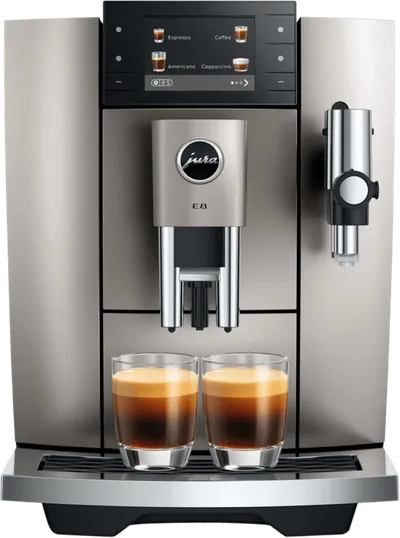 JURA E8 Midnight Silver (ED)